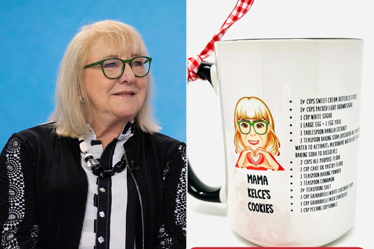 Donna Kelce Let Small Business Use Her Famous Cookie Recipe on Mugs to Help Pay Off Students’ Lunch Debt (Exclusive)